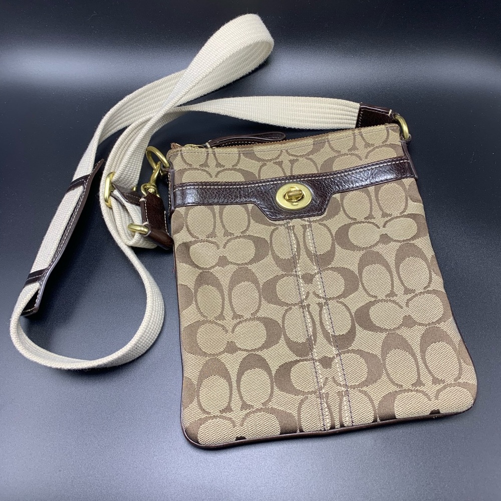 Coach Signature Swingpack Crossbody Bag